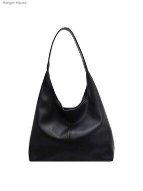 Hobo Bags for Women Slouchy Tote Bag Soft PU Leather Shoulder Purse Set of 2